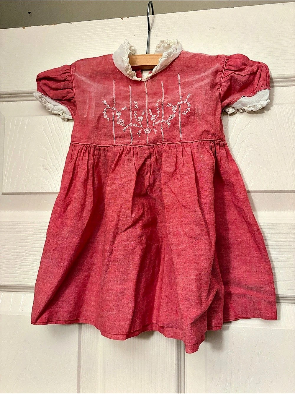 Vintage Handmade Alfred Leon Girls Floral Dress Size 3
